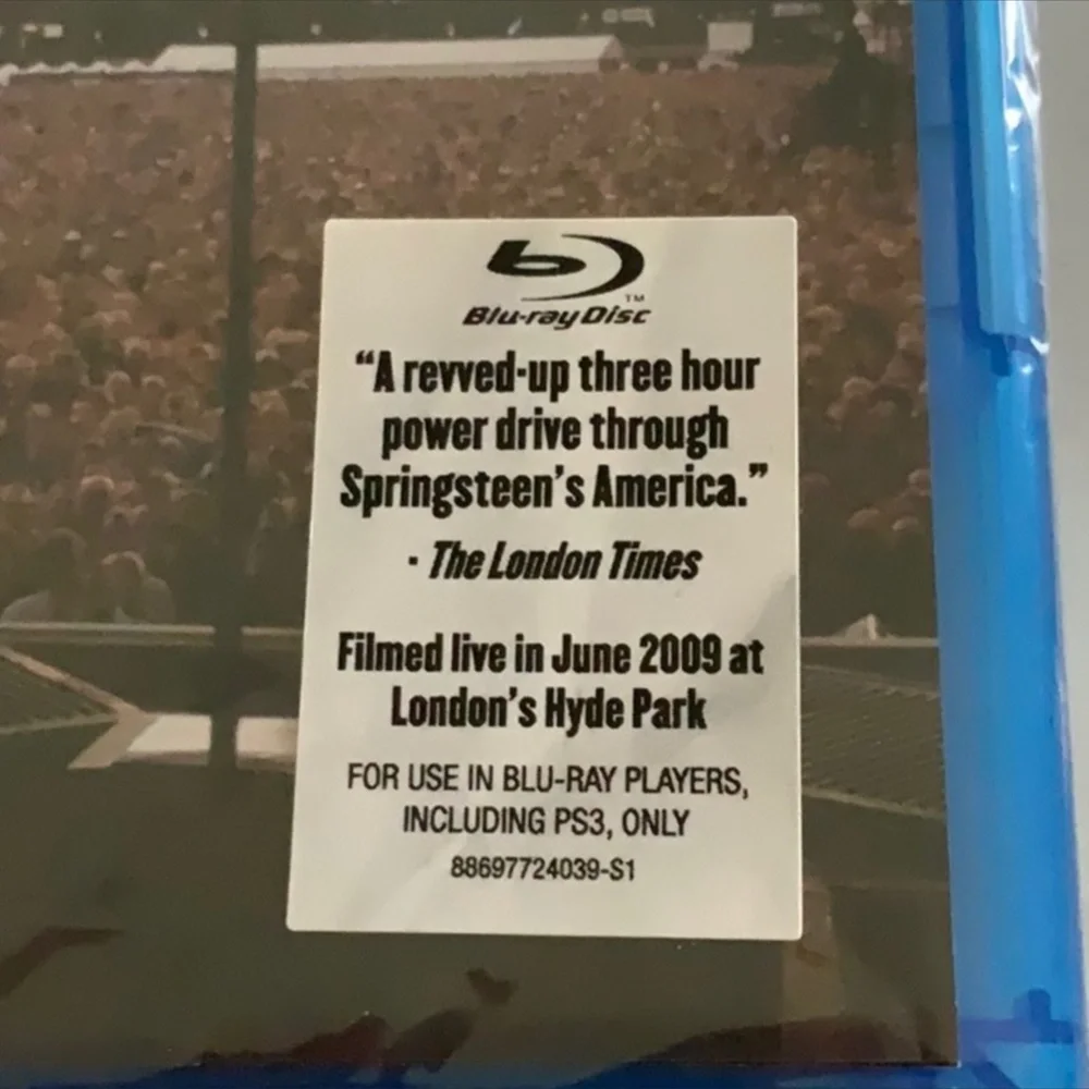 Bruce Springsteen London Calling 2009 Blu-Ray DVD NEW - Picture 2 of 3